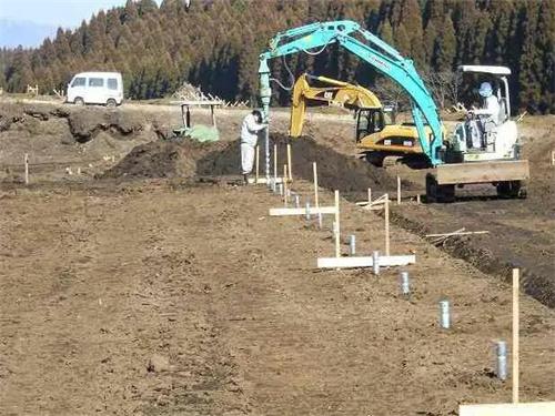 石家庄地桩施工现场